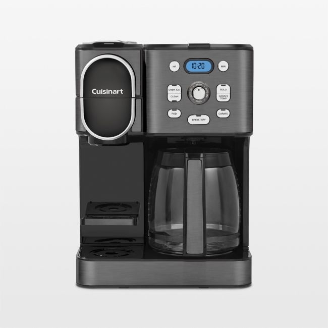 Cuisinart ® Coffee Center ® Black Stainless Steel 12-Cup Coffee Maker and Single Brewer - Image 0