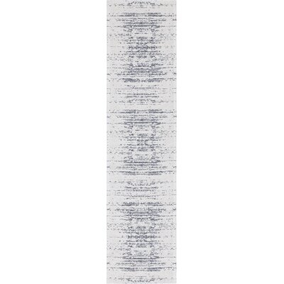 Southborough Abstract Cotton Ivory/Gray Area Rug - Image 0