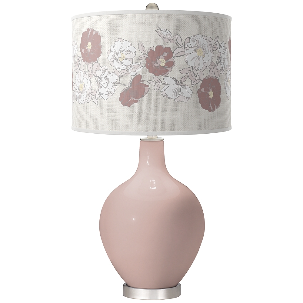 Glamour Rose Bouquet Ovo Table Lamp - Image 0
