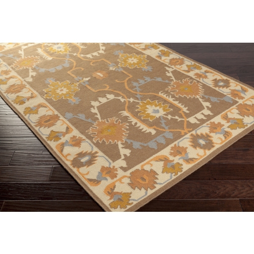 Jewel Tone II Brown Indoor 8' x 11' Handmade Rug - Image 1