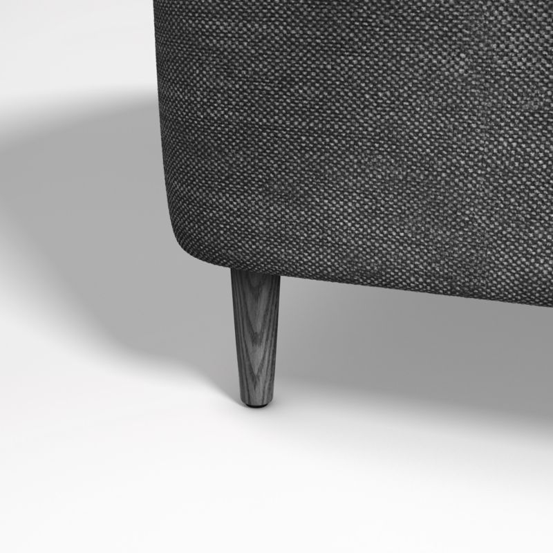 Lafayette Charcoal Grey Upholstered Twin Bed - Image 6