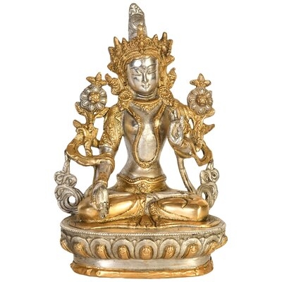 Seven Eyed Tibetan Buddhist Goddess White Tara - Image 0