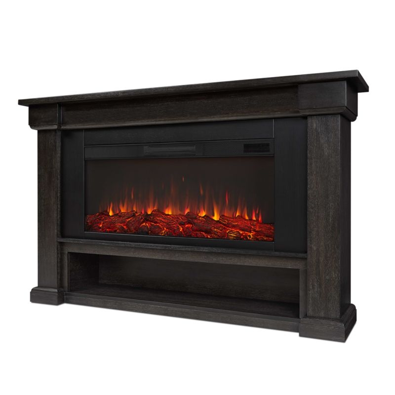 Bristow Dark Wood Electric Fireplace - Image 2