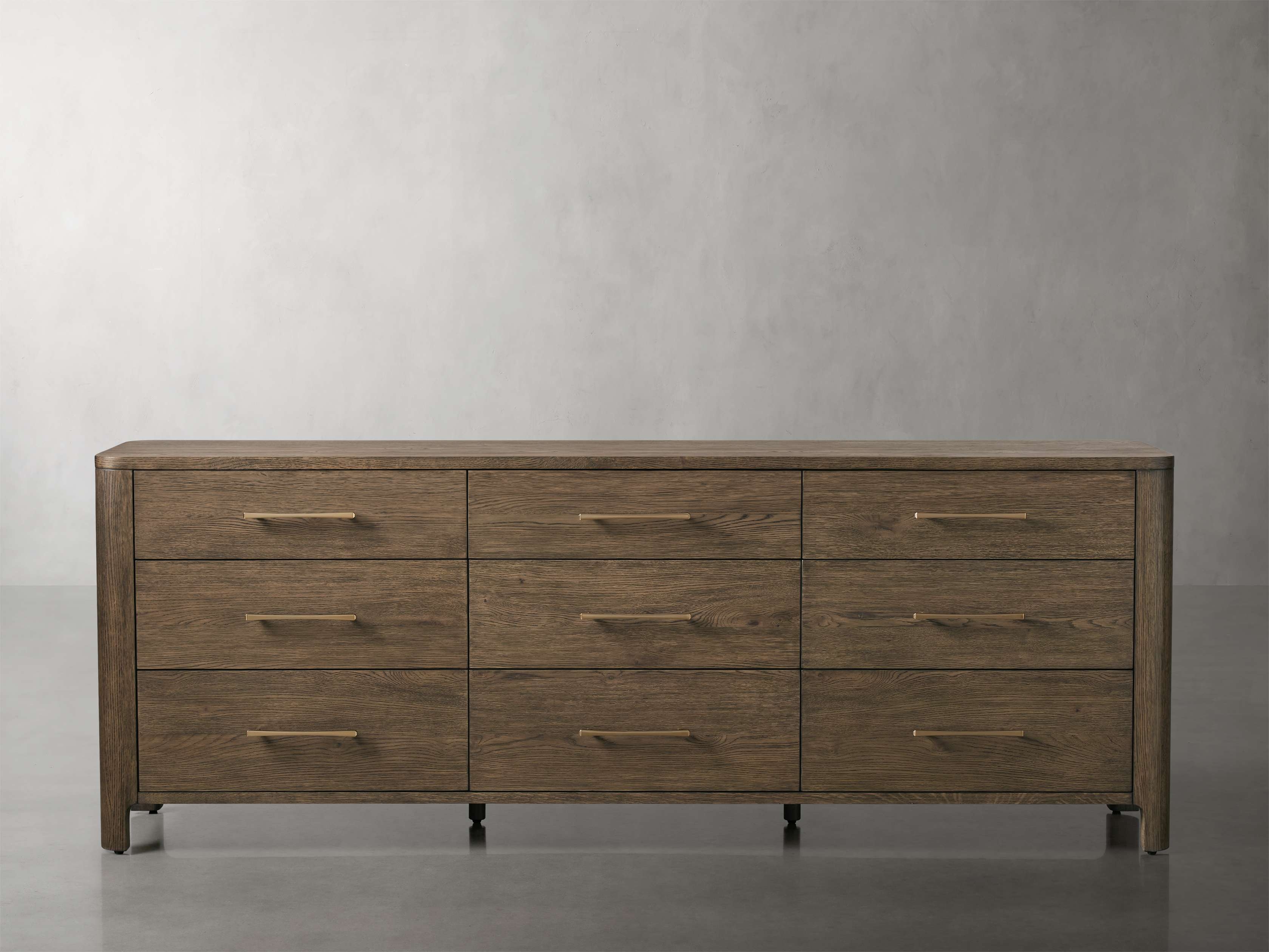 Calista Nine-Drawer Dresser in Wood Brown  Cocoa - Image 0