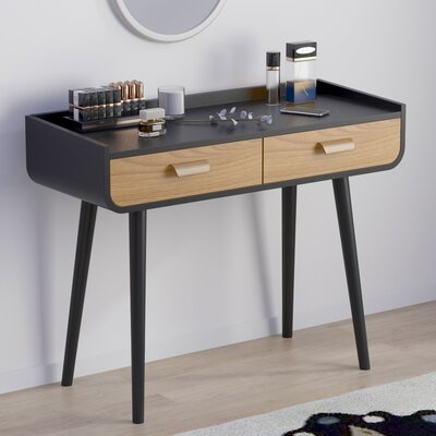 Wooden Dressing Table And Dressing Table With Anti-Fall Edge And 2 Drawer Table - Image 0
