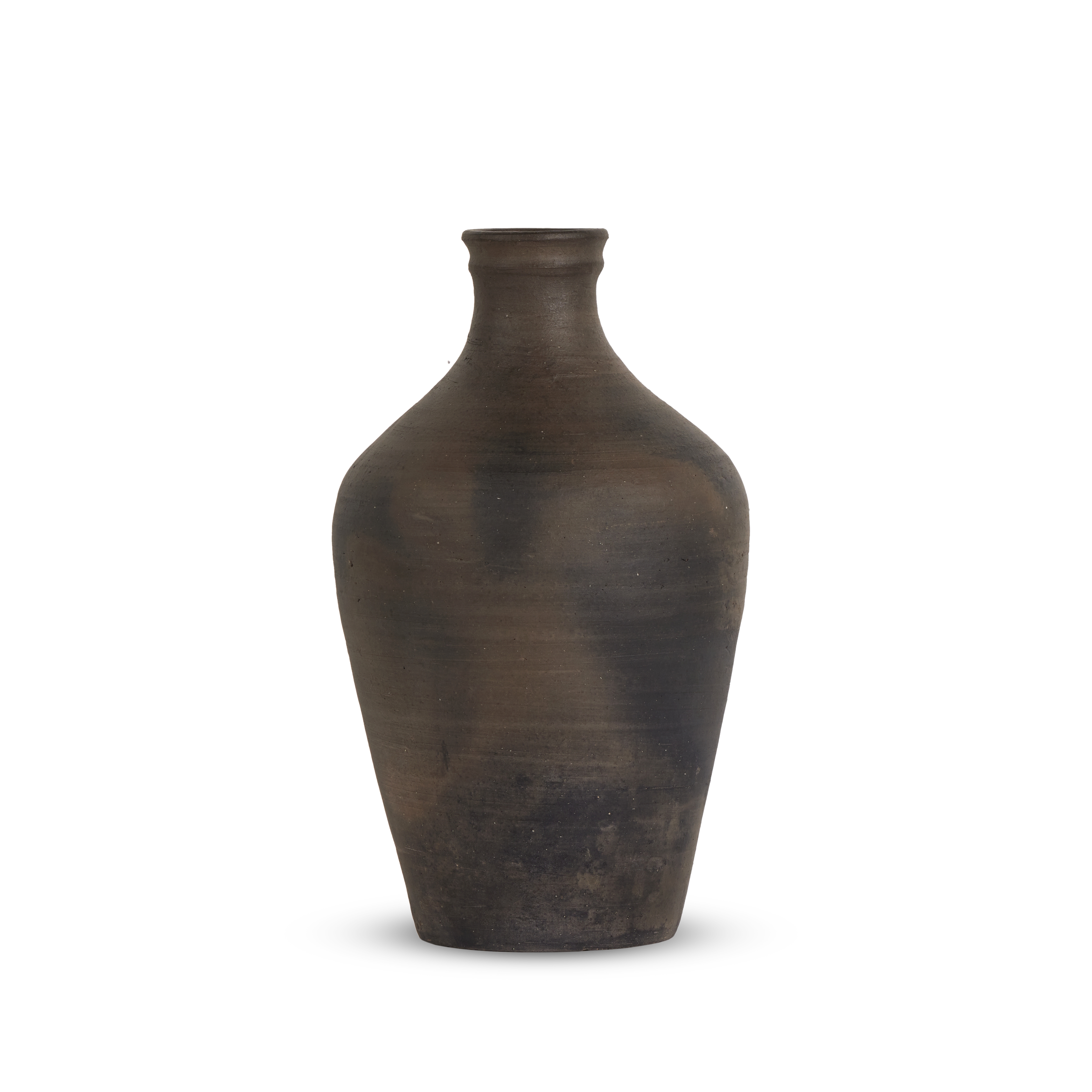 Kamari Vase-Aged Black Ceramic - Image 2