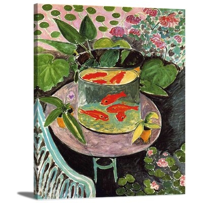 Goldfish 1912 By Henri Matisse Classic Fine Artwork Wrapped Canvas Home Decoration - Image 0
