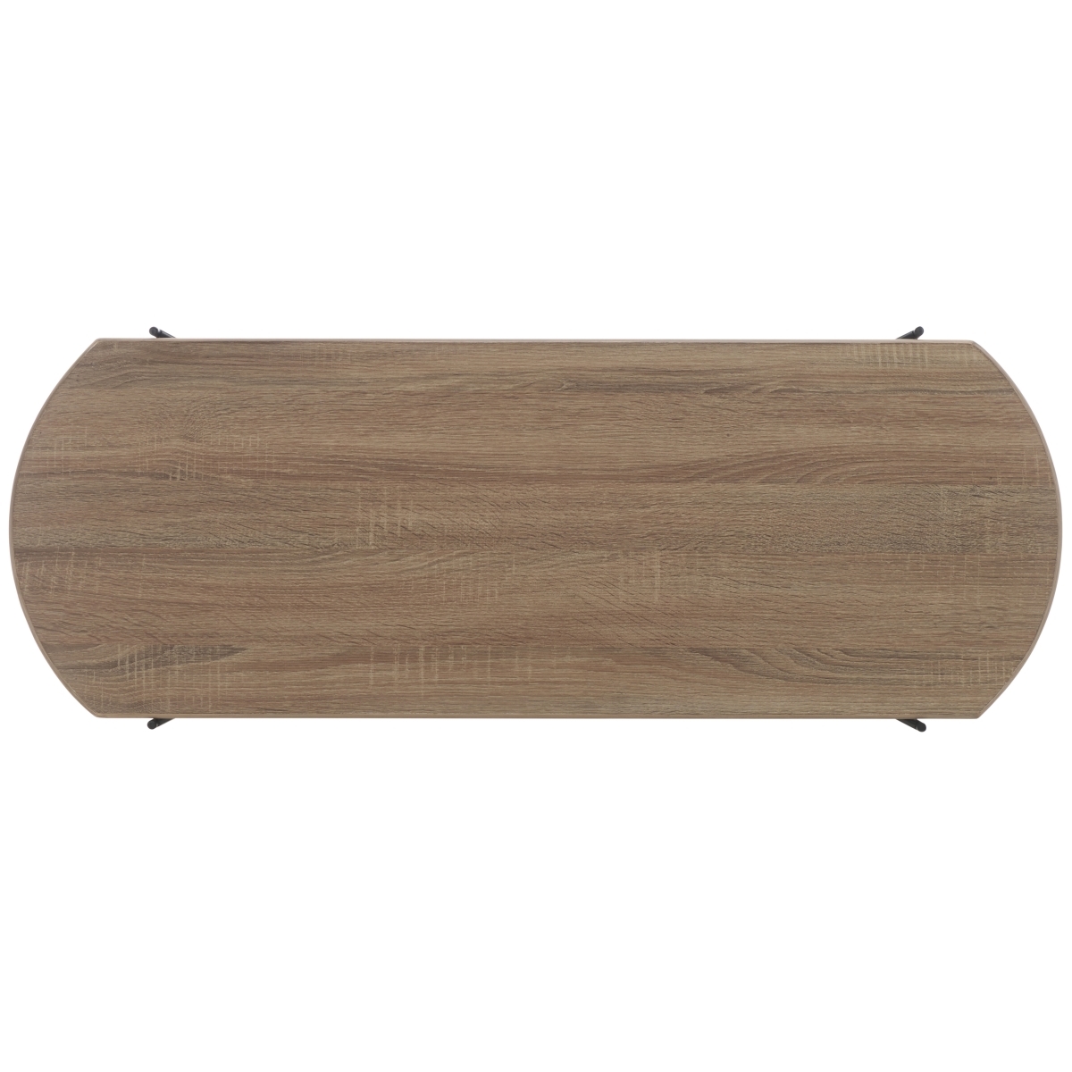 Marlee Coffee Table - Light Grey Oak / Black - Safavieh - Image 5