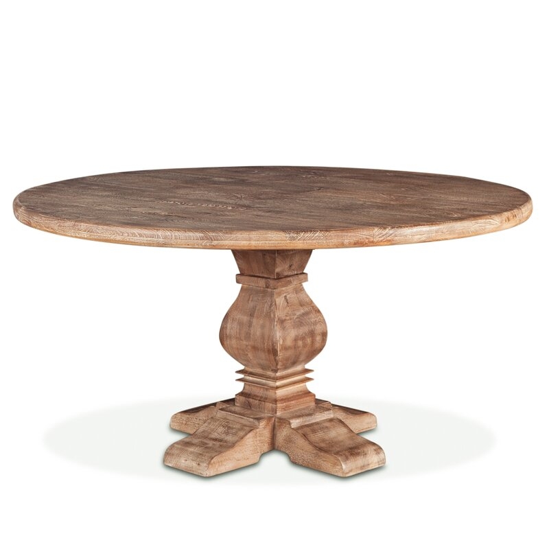 Home Trends & Design Mango Solid Wood Dining Table Size: 30" H x 72" W x 72" D - Image 0