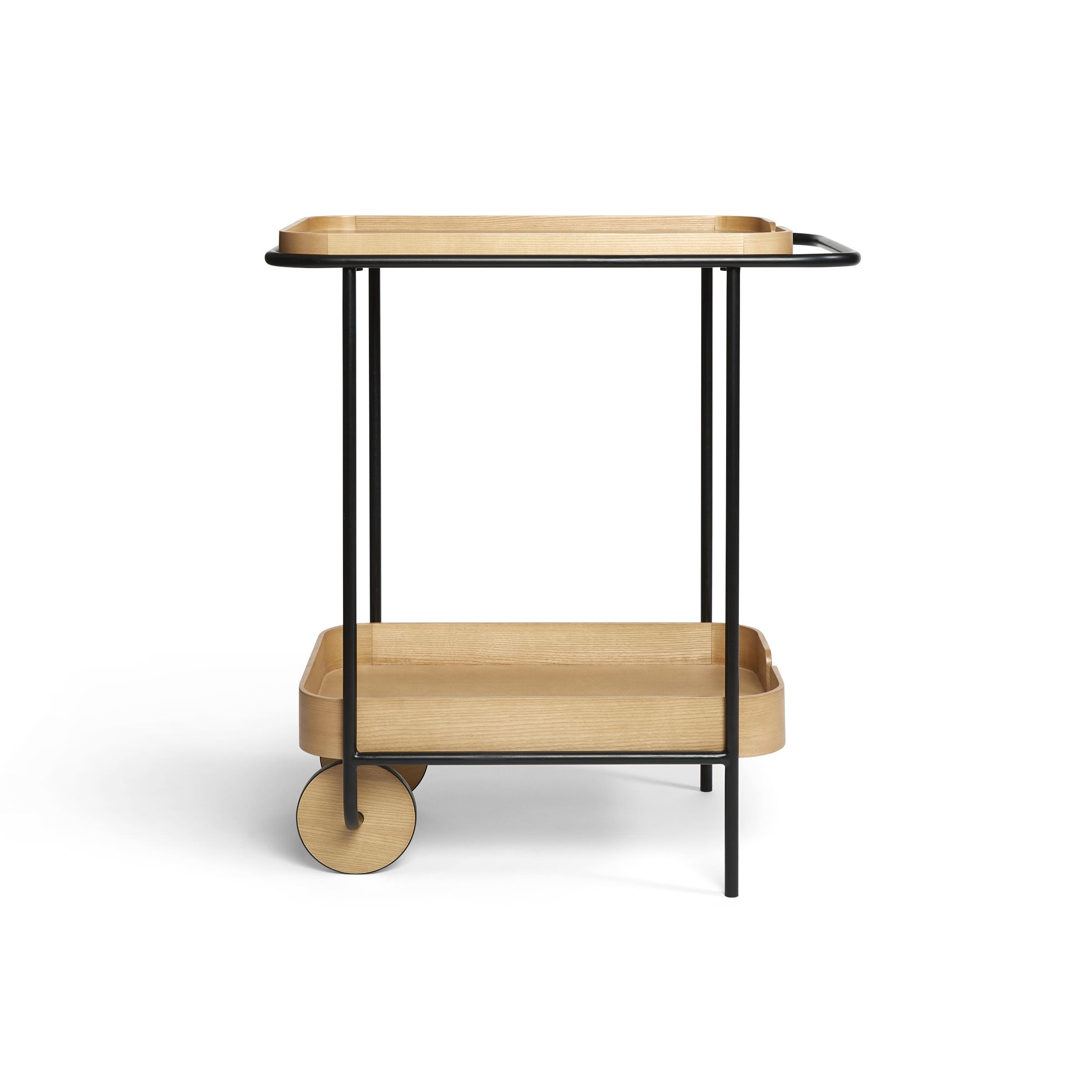 Dram Bar Cart - Oak - Wood - Image 0