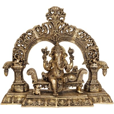 Large Size Enthroned Ganesha - Image 0