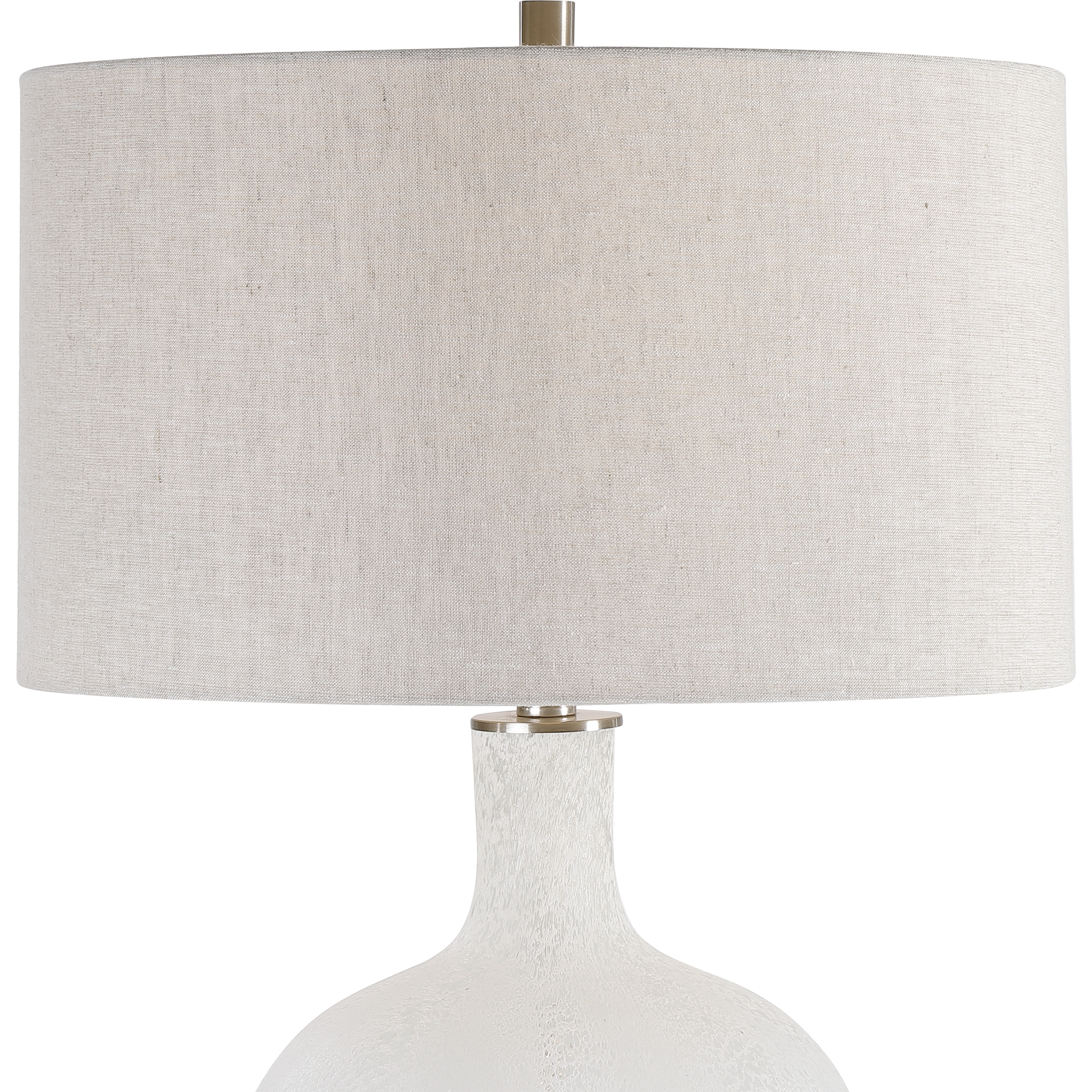 Whiteout Mottled Glass Table Lamp - Image 4