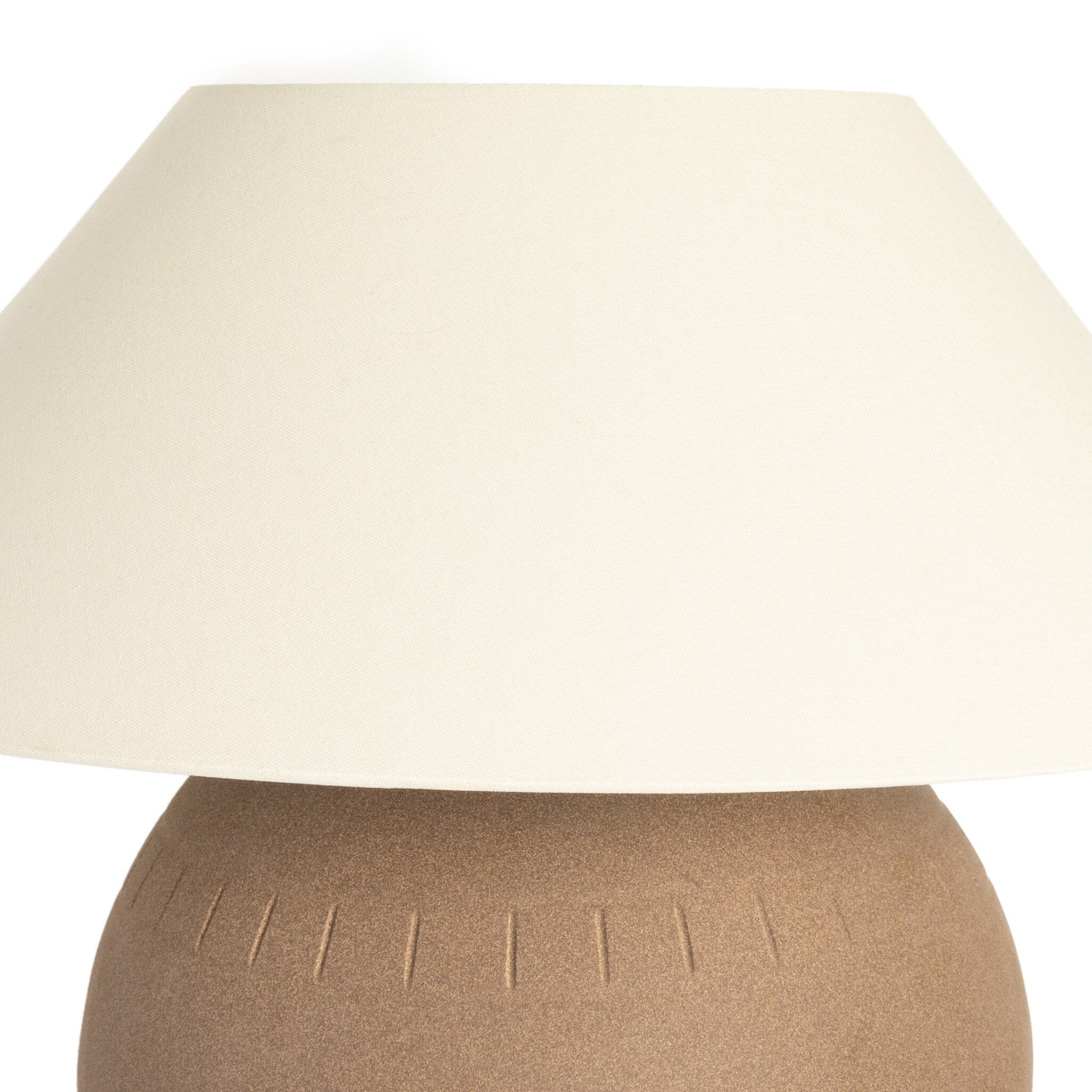 Honus Table Lamp - Dark Sand Porcelain Ceramic - Image 7