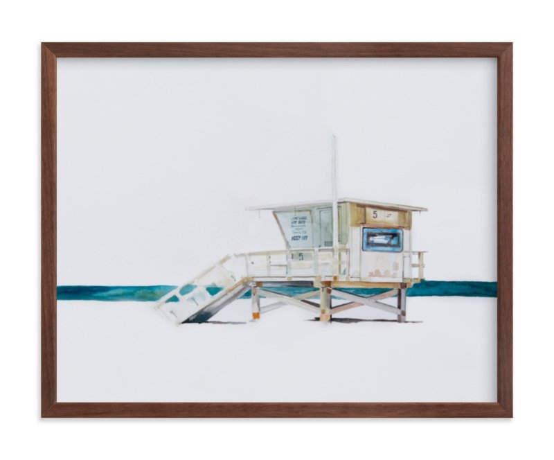 Hermosa Beach Lifeguard Tower Limited Edition Fine Art Print 1 - Image 0