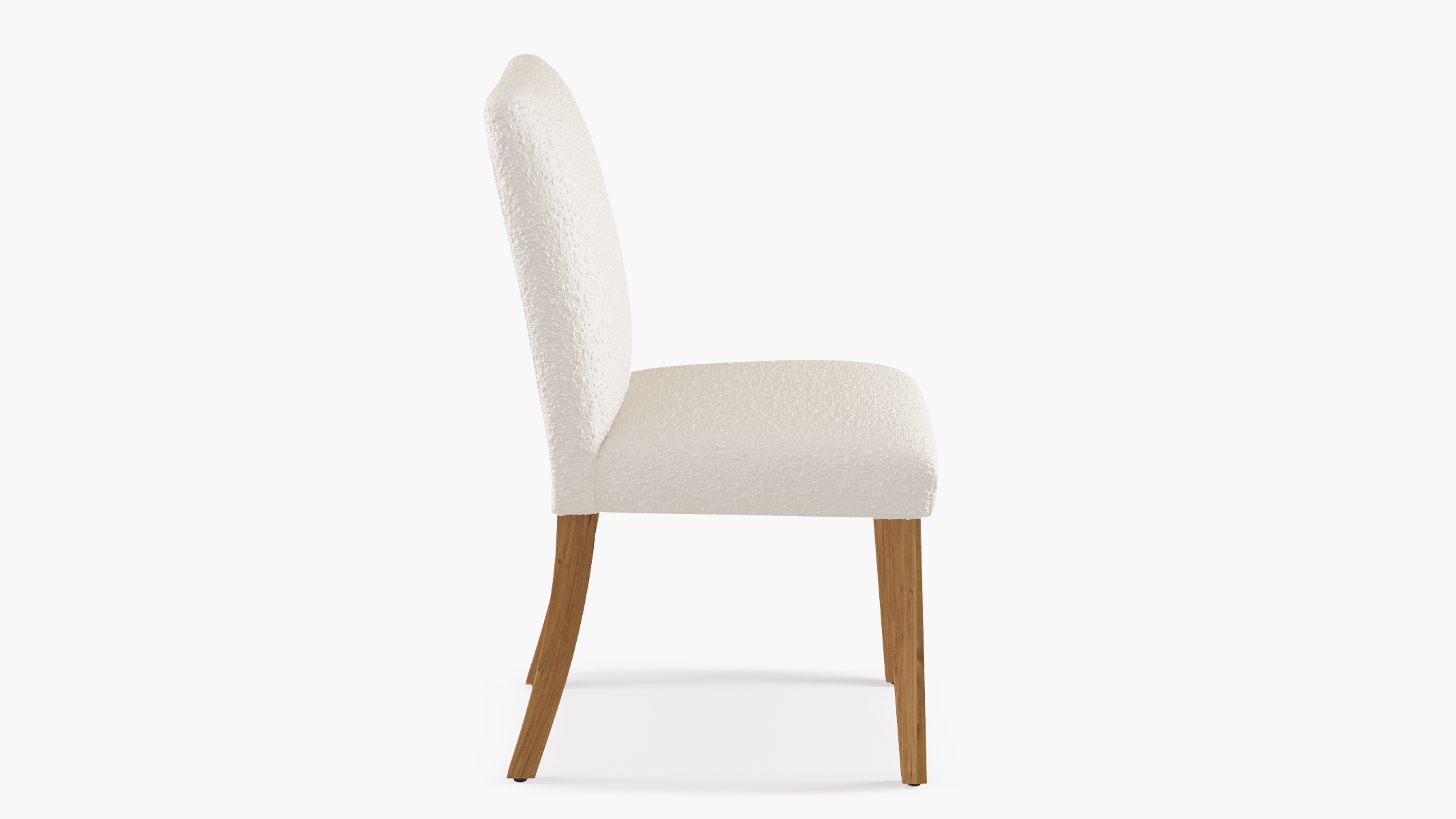 Classic Dining Chair, Snow Bouclé, Natural - Image 2