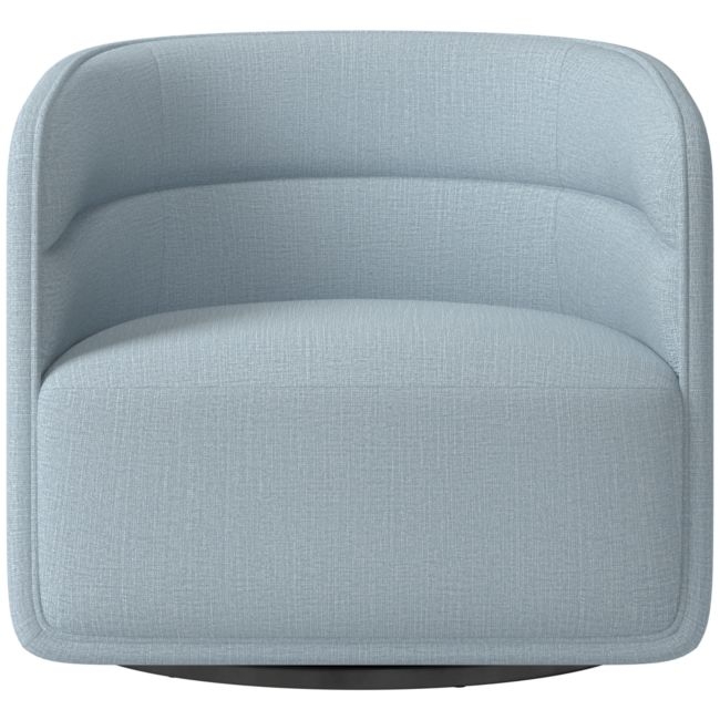 Sai Nomad Chambray Swivel Chair - Image 0