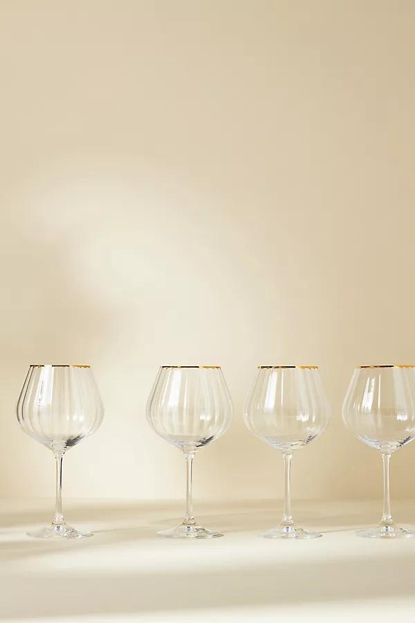 Waterfall Red Wine Glasses, Set of 4 - Image 0