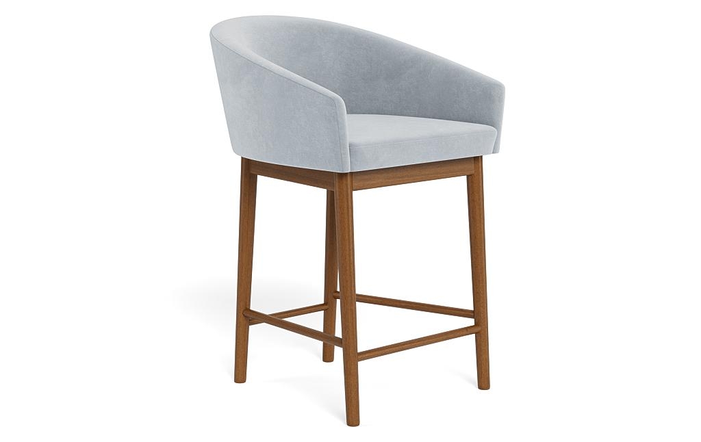 Destin Wood Framed Upholstered Stool - Image 1