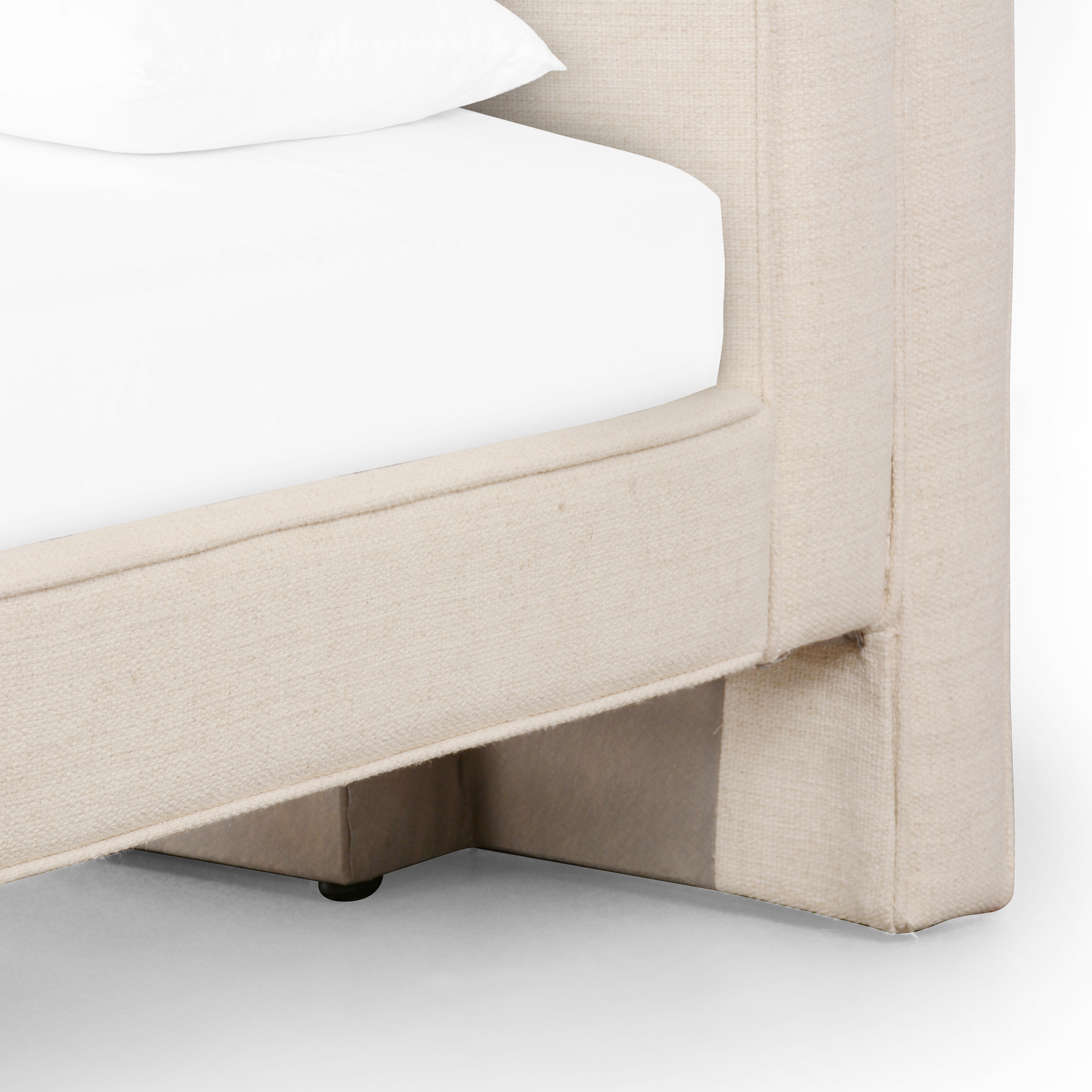 Mitchell Bed-Thames Cream-King - Image 5