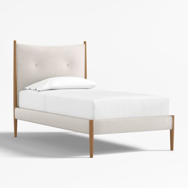 Hampshire Natural Upholstered Kids Twin Bed - Image 0