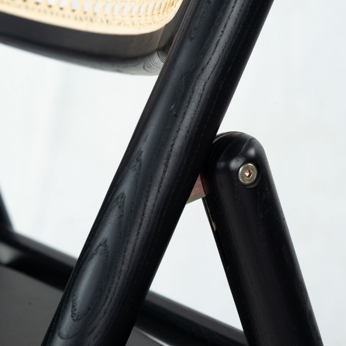 Shaylie Folding Dining Chair - Black - Image 3