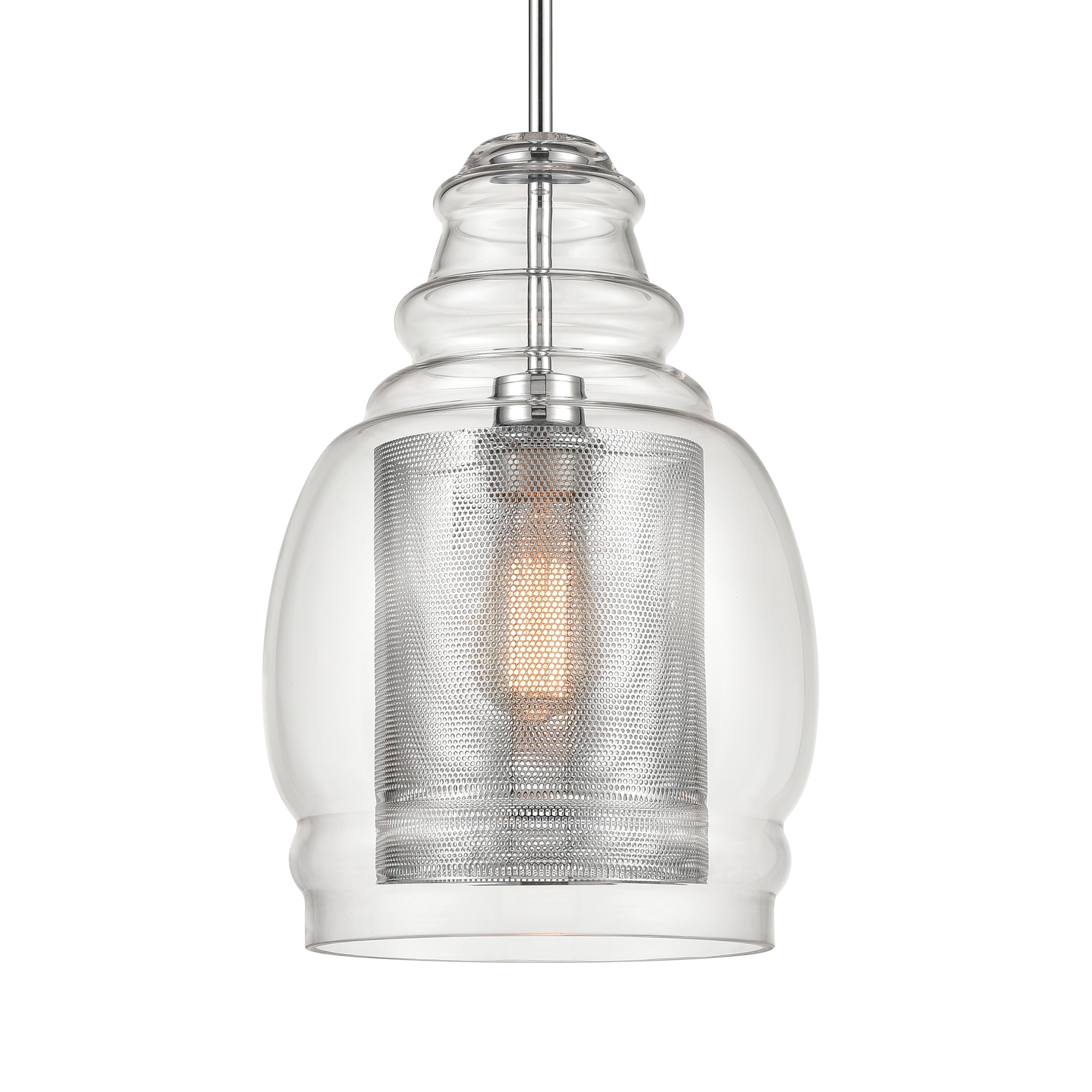 Herndon 11'' Wide 1-Light Pendant - Polished Chrome - Image 3