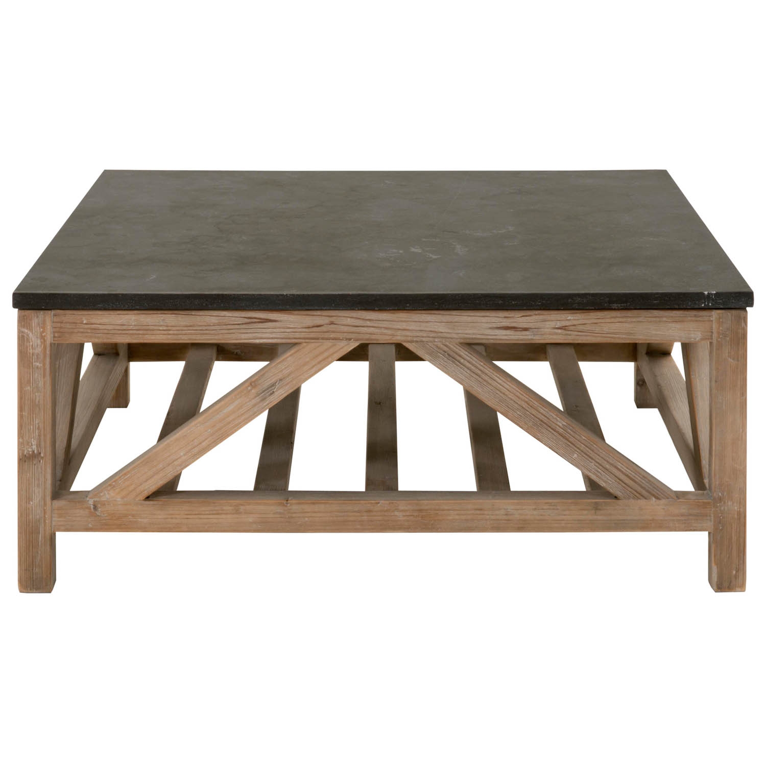 Blue Stone Square Coffee Table - Image 0