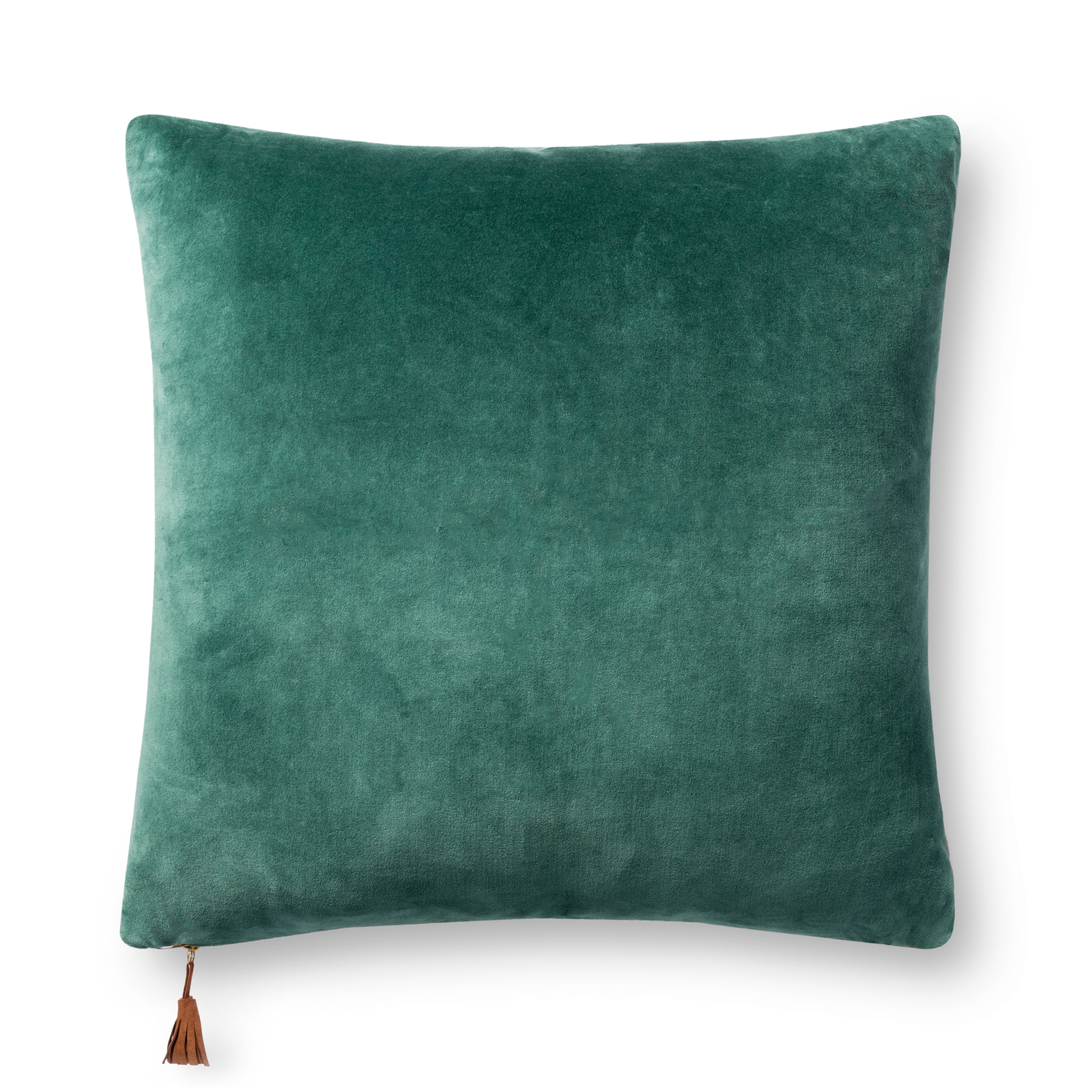 PILLOWS P1153 EMERALD / AMBER 22" x 22" Cover w/Poly - Image 0