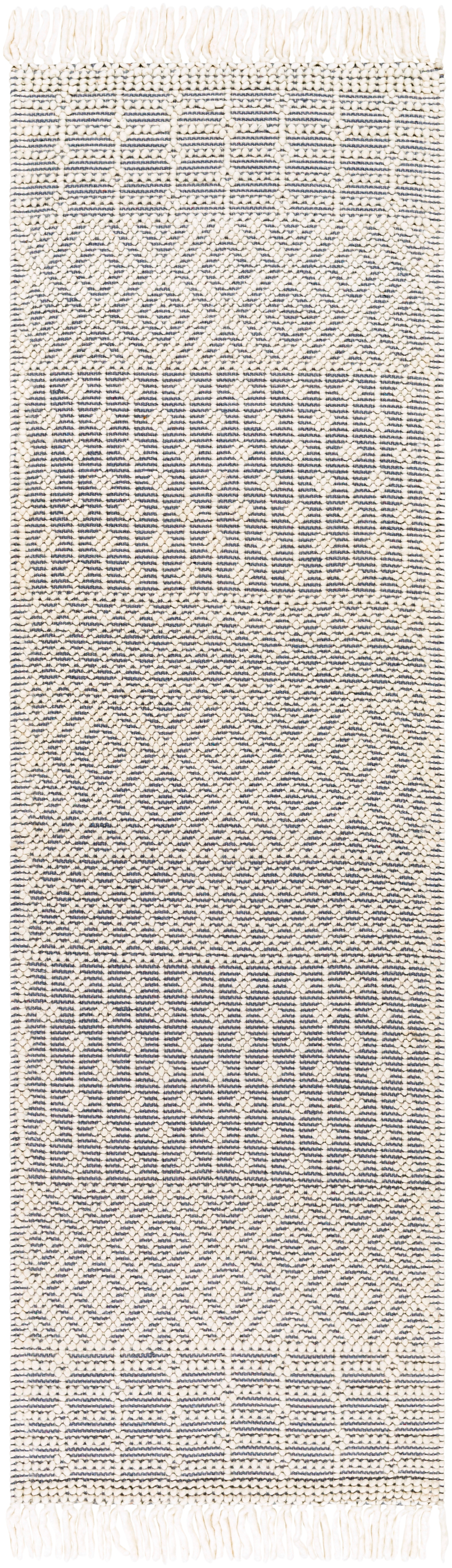 Casa DeCampo Beige Indoor 2'6" x 8' Handmade Rug - Image 0