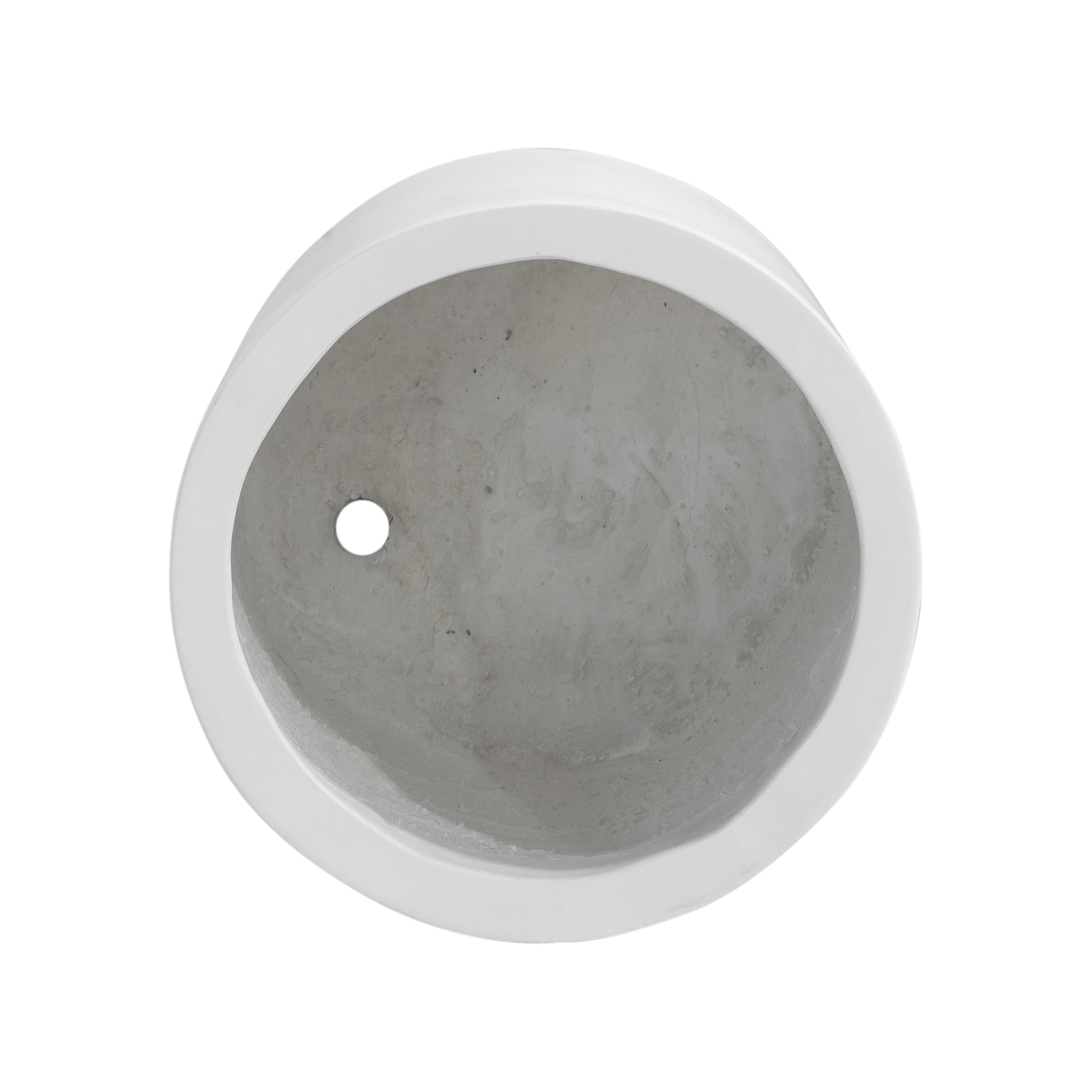 Everest Small Round Planter Cream White - Image 4