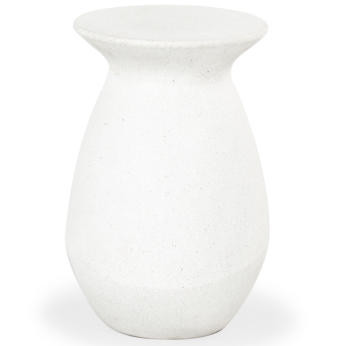 Dynah Concrete Accent Table - Ivory - Image 3