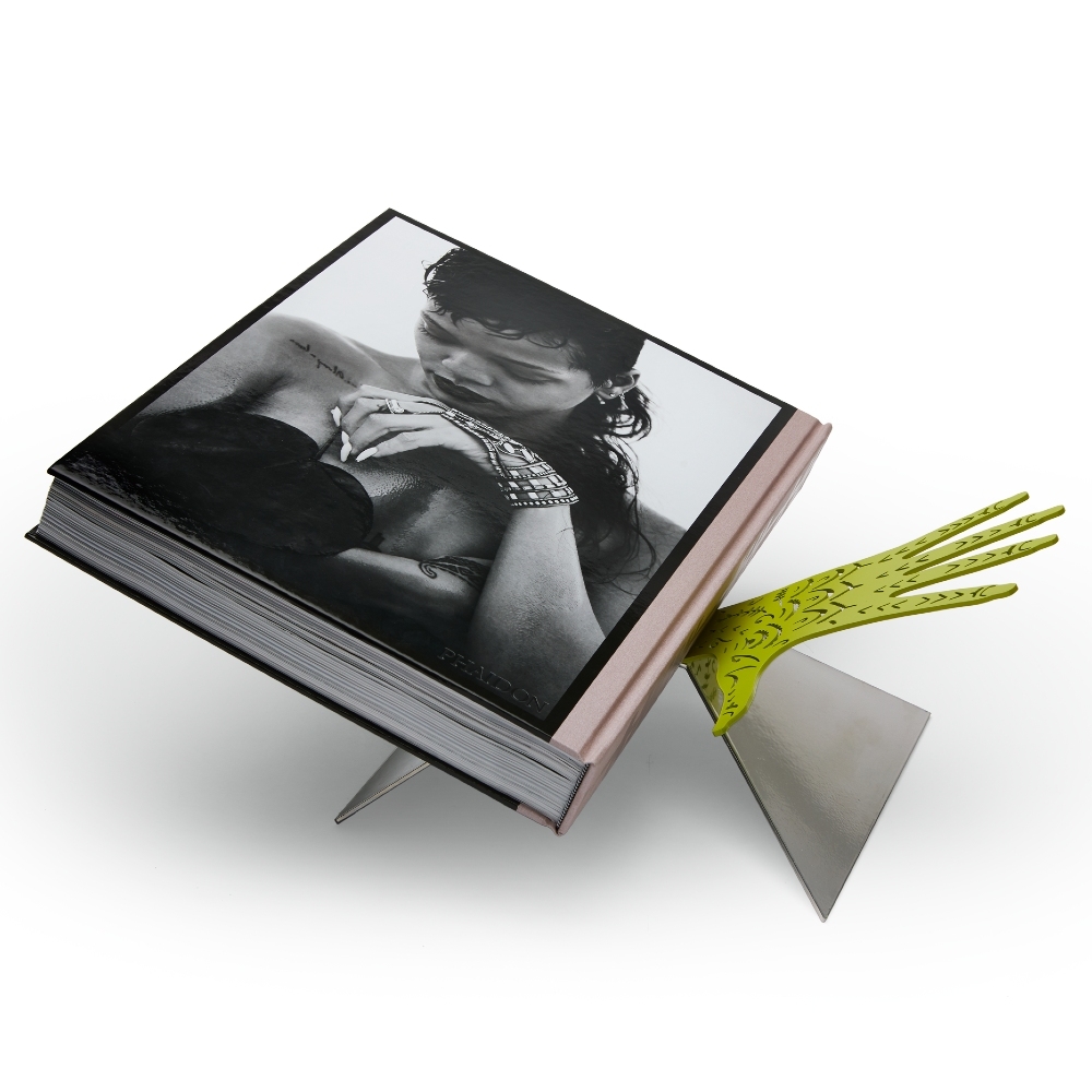 Phaidon Rihanna Book: Limited Edition (Fenty x Phaidon) featuring a Tattooed Hand Stand Hardback Book - Image 1