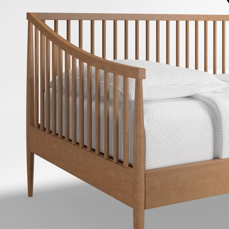 Hampshire Natural Brown Wood Spindle Kids Daybed - Image 3