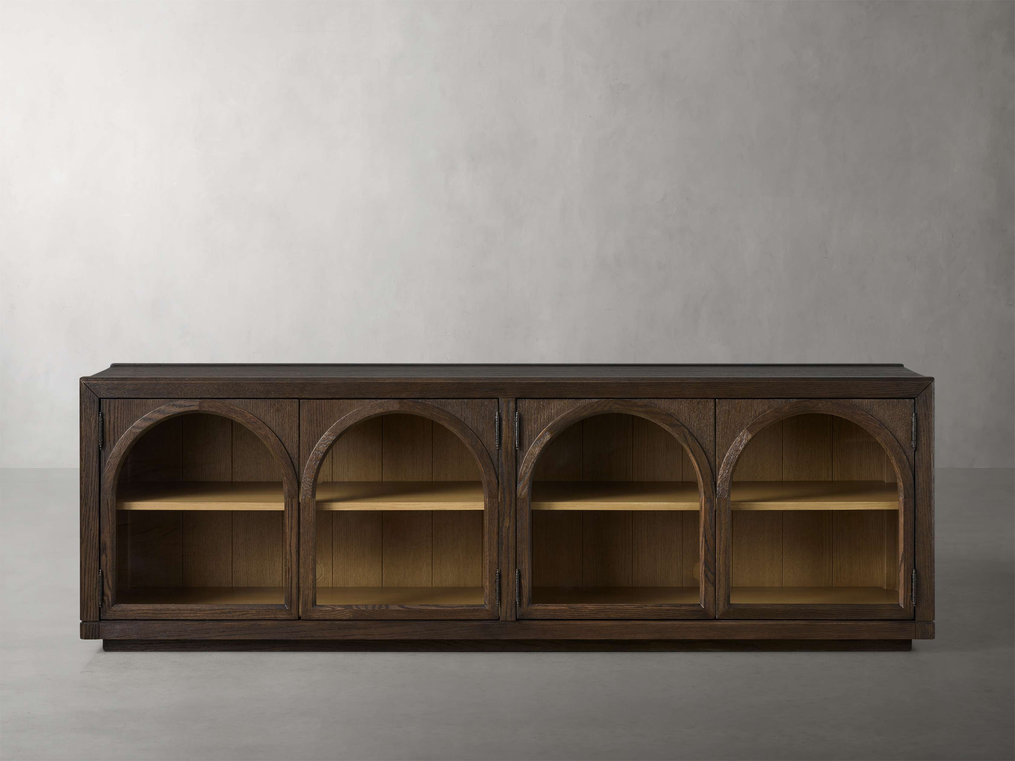 Hattie Media Console in Wood Brown  Bahasa - Image 0