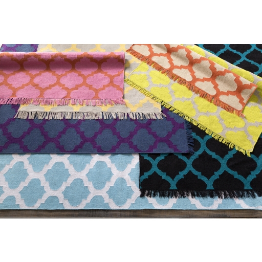 Lagoon Green Indoor 2'6" x 8' Handmade Rug - Image 0