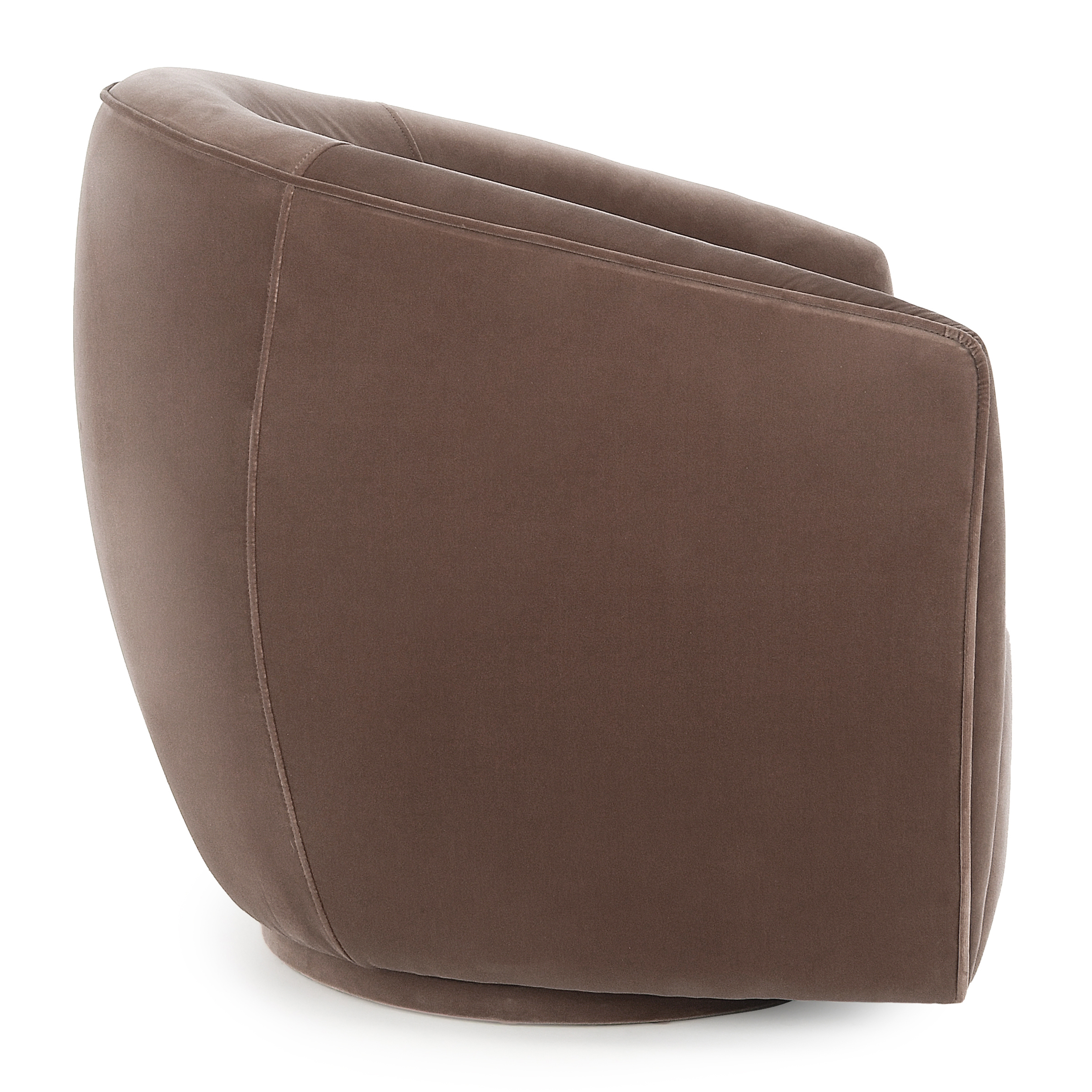 Harper Swivel Accent Chair Dusty Brown - Image 2