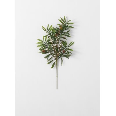 19" Artificial Olive Branch - Image 0