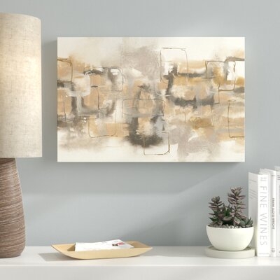 Platinum Neutrals II Painting Print on Wrapped Canvas - Image 0