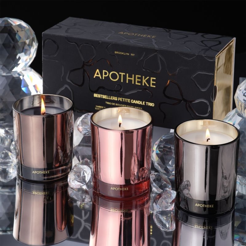Apotheke Bestseller Petite Candle Trio, Set of 3 - Image 1
