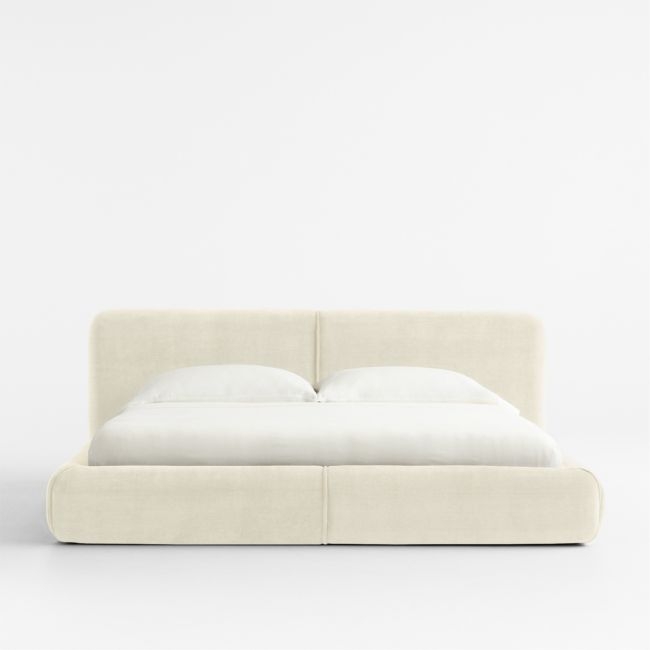 Curios Snow Upholstered King Bed by Jeremiah Brent - Image 0
