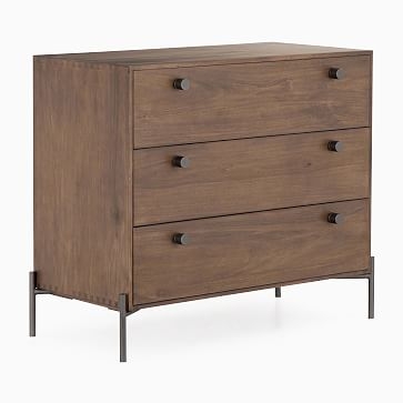 Iron & Wood 3-Drawer Dresser - Image 1