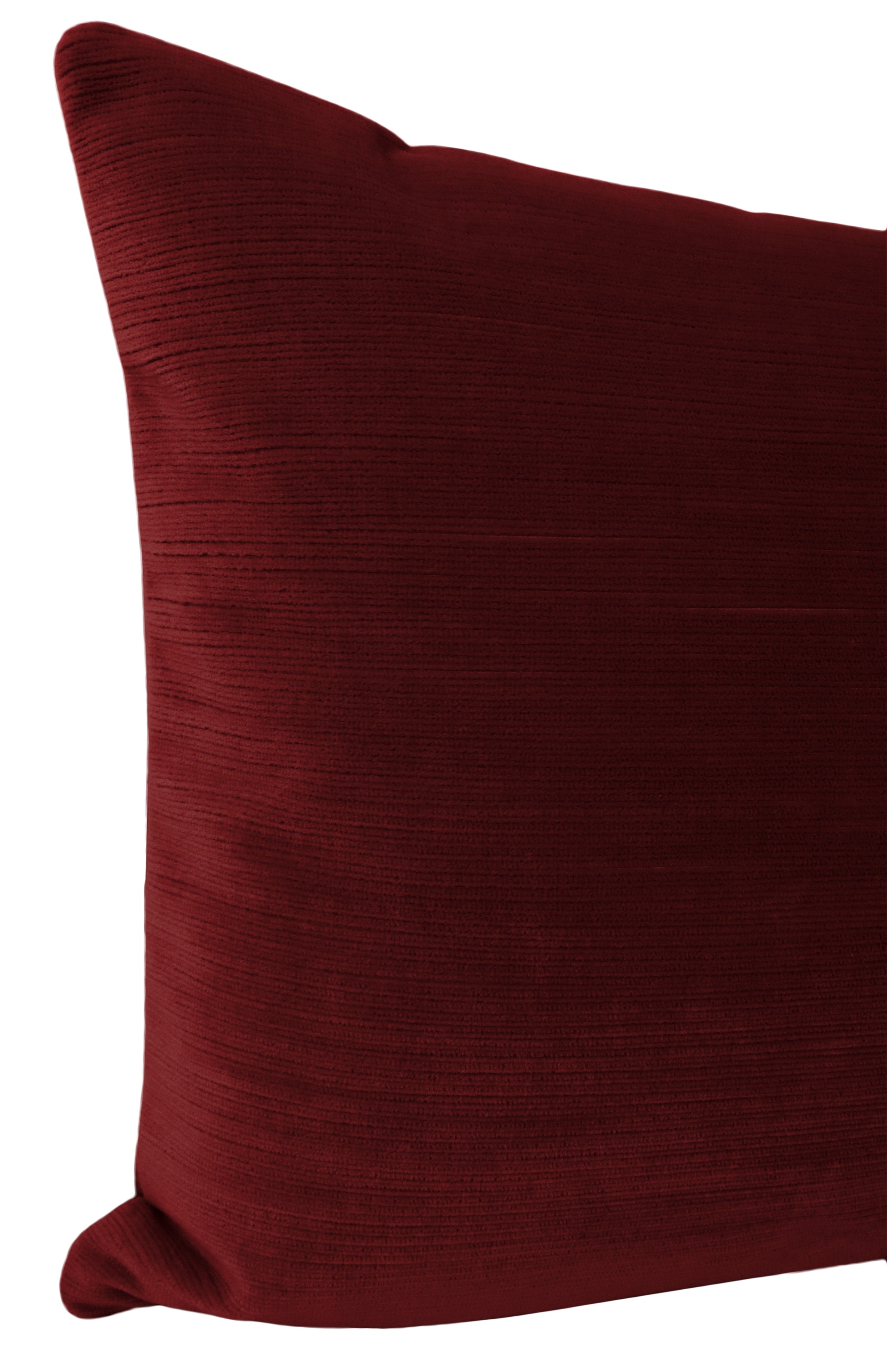 THE XL LUMBAR :: STRIE VELVET // CURRANT - BY THE YARD - Image 3