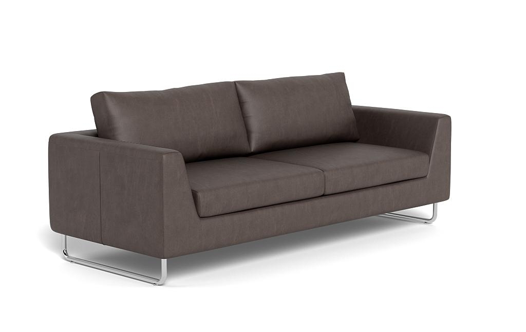 Asher 2-Seat Leather Sofa - Image 1