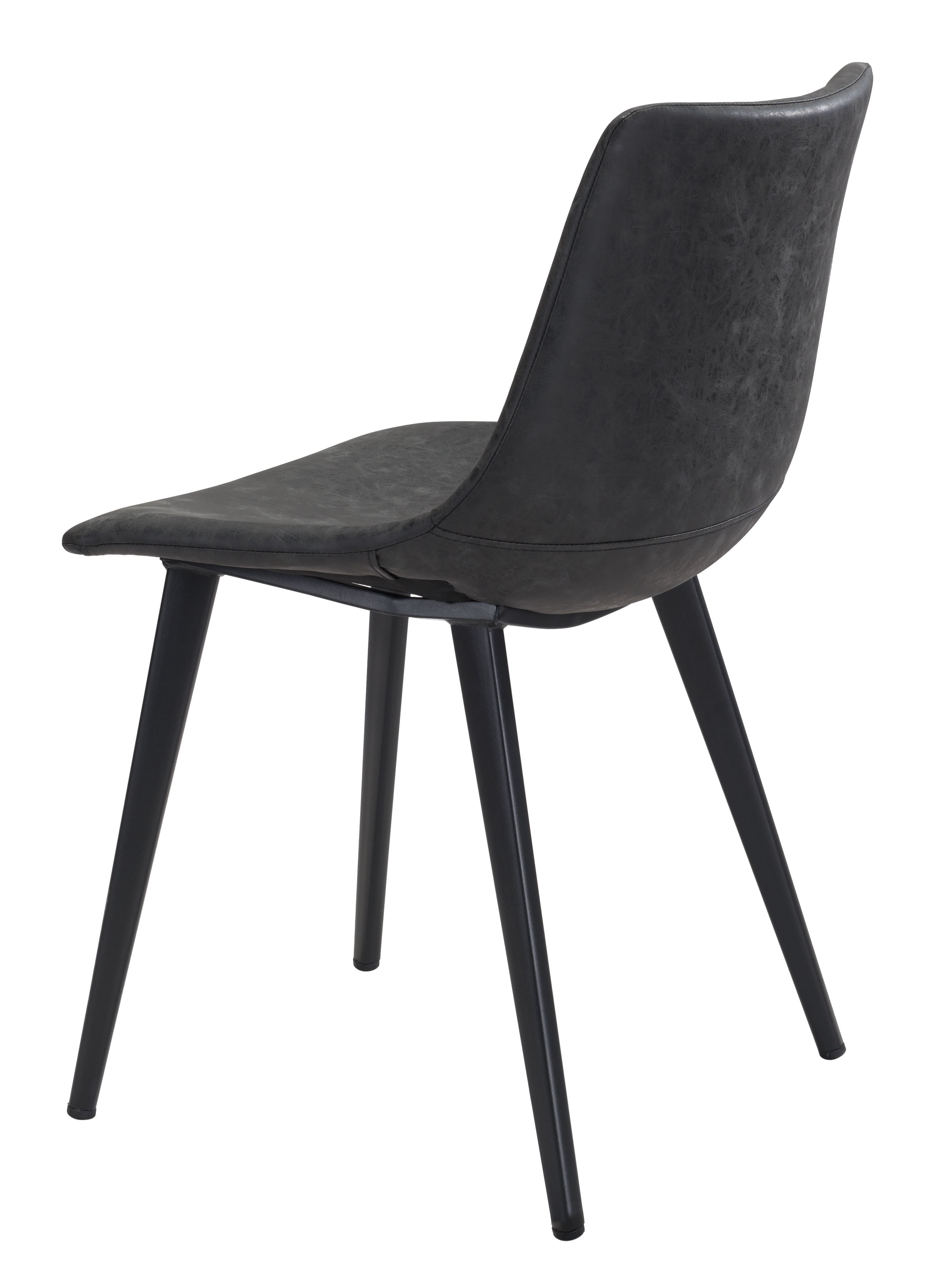 Daniel Dining Chair Vintage, Black, Set of 2 - Image 4