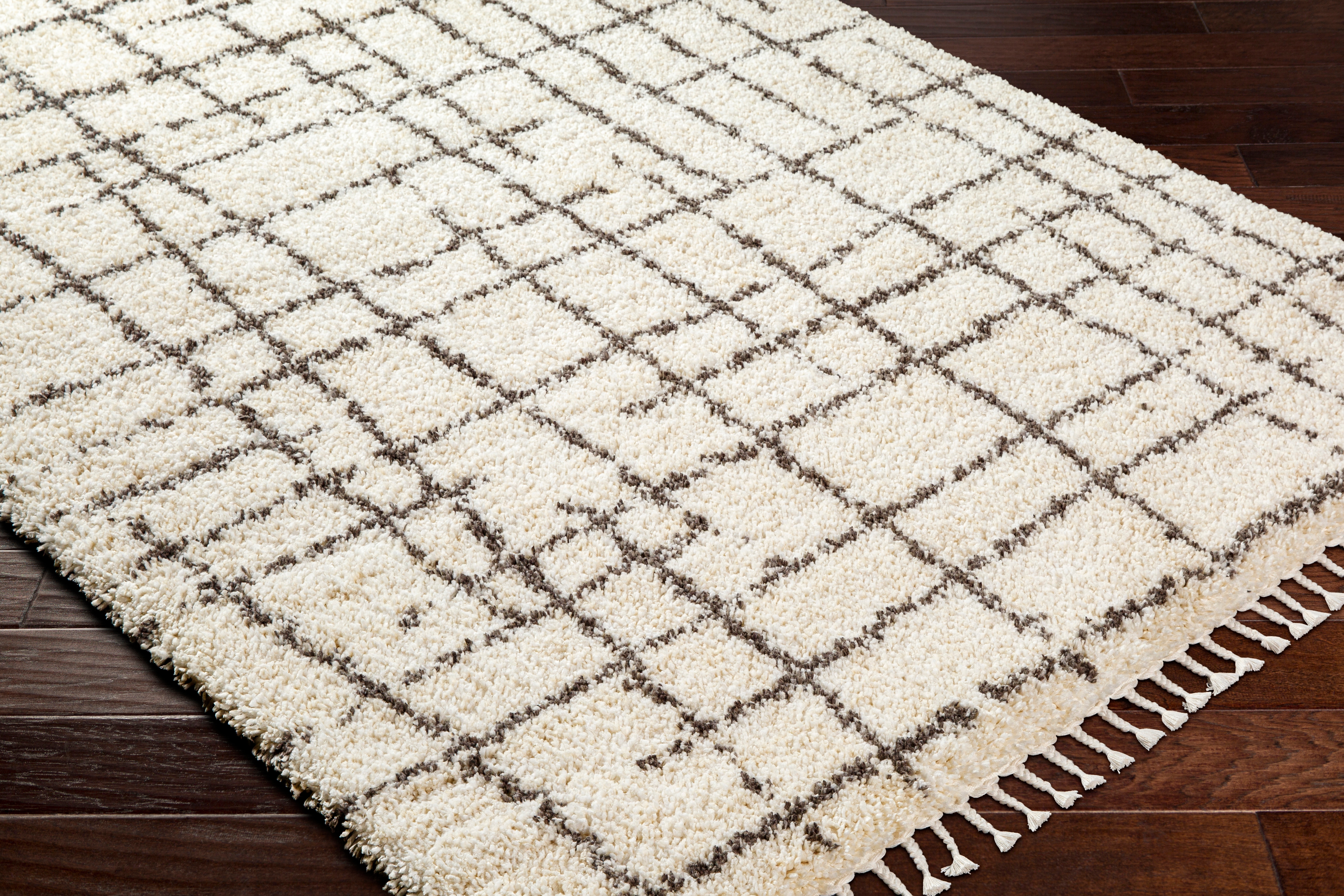 Jakarta Beige Indoor 9'2" x 12' Machine Woven Rug - Image 4