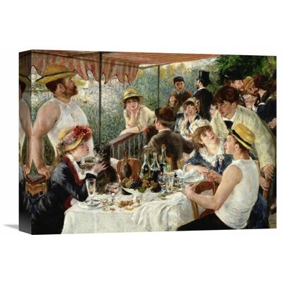 'Luncheon of the Boating Party' by Pierre-Auguste Renoir Painting Print on Wrapped Canvas - Image 0
