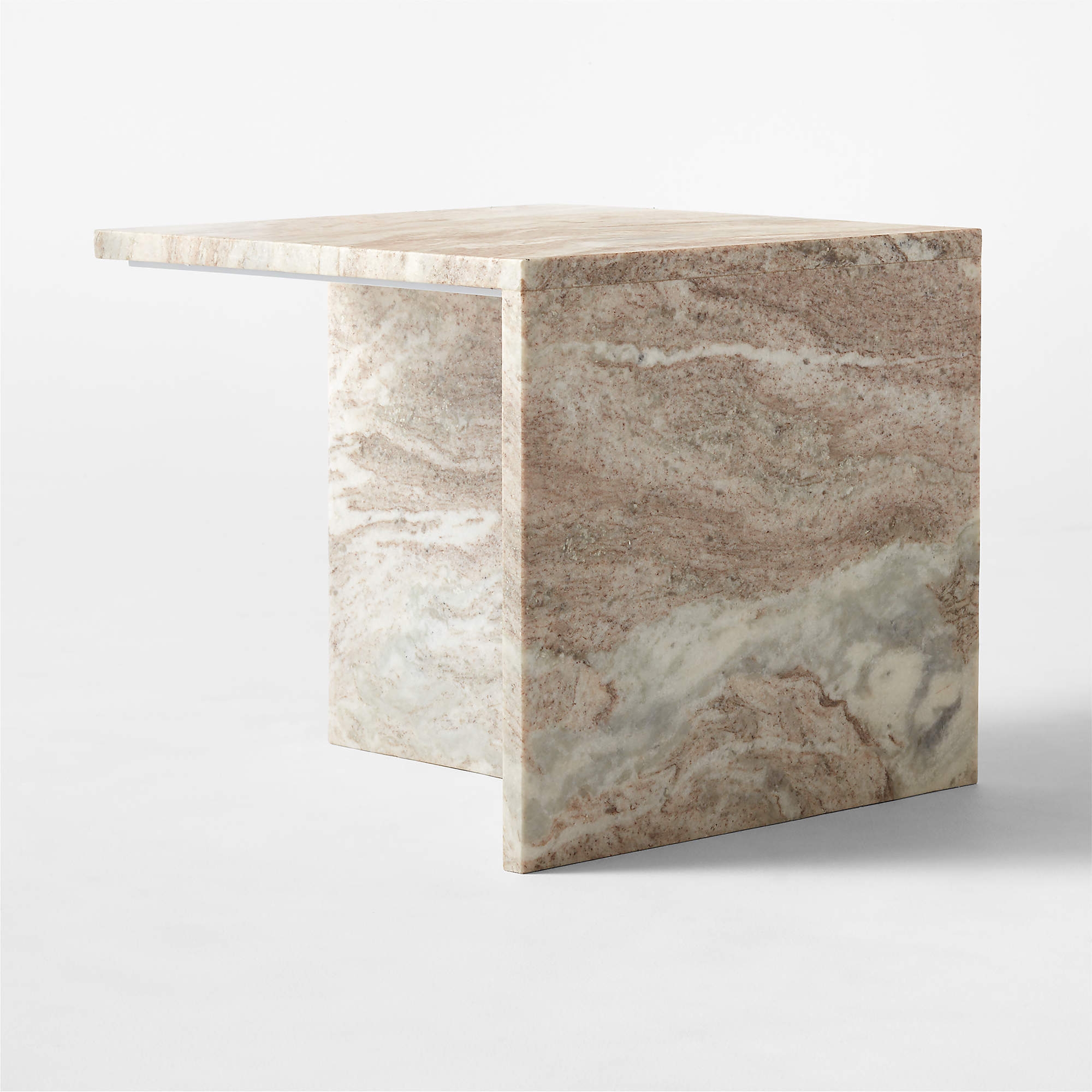 T Short Marble Side Table - Image 5