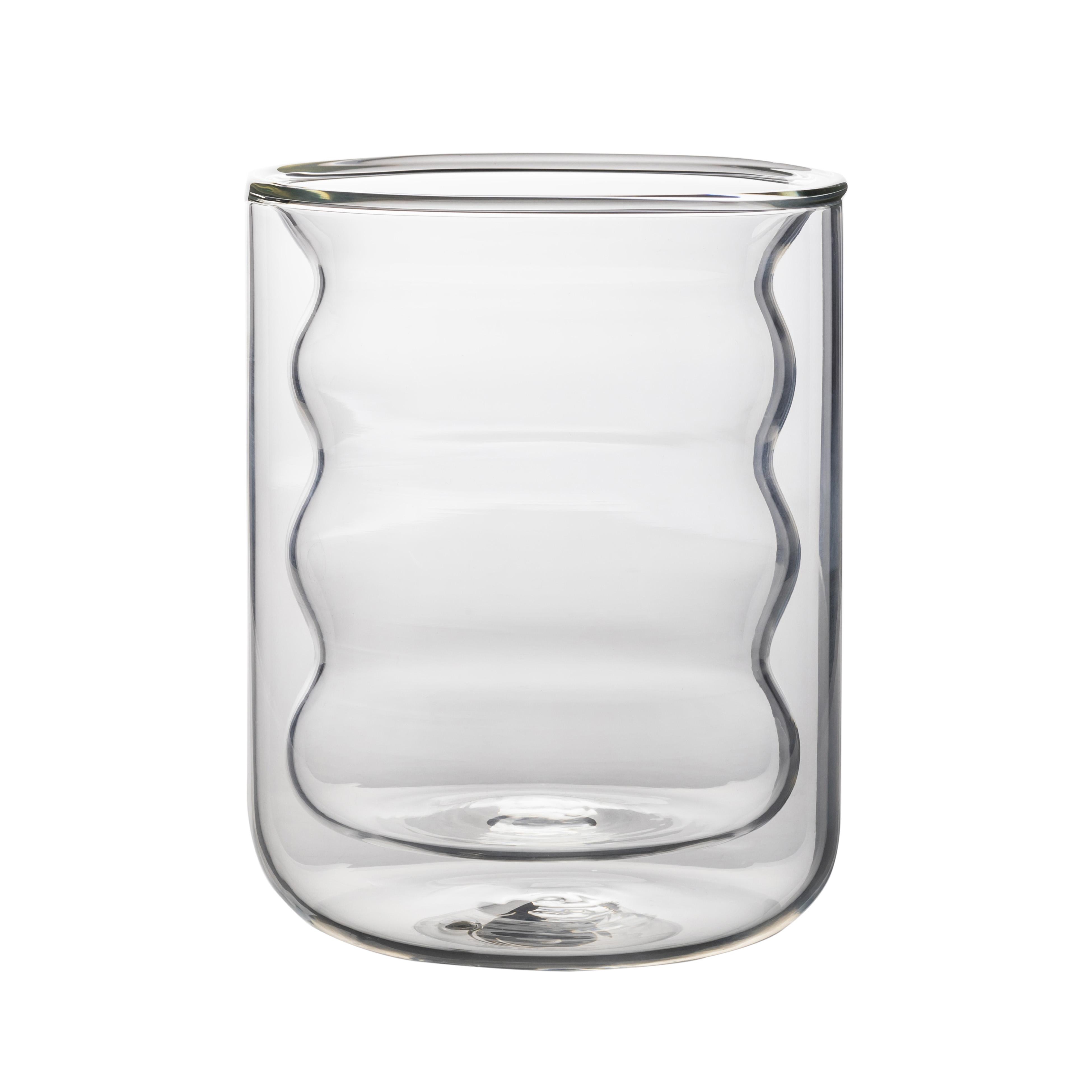 Waves Clear Water Glass - Set of 4 - Image 0