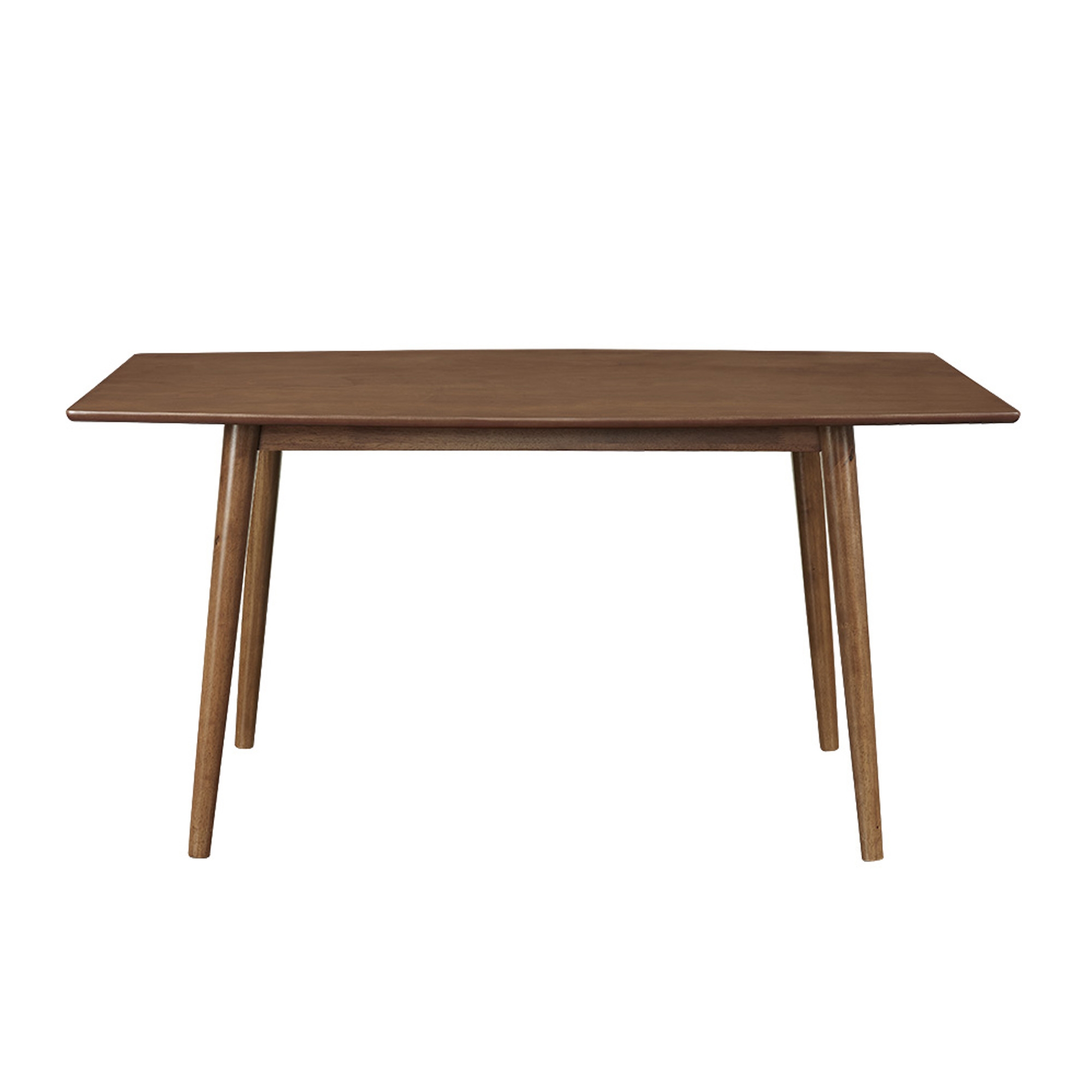 60" Mid Century Wood Dining Table - Acorn - Image 0