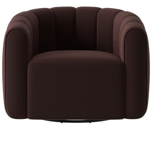 Fitz Luca Espresso Swivel Chair - Image 0